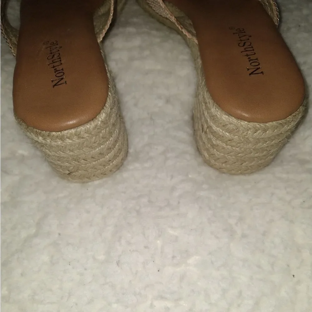 Northstar Espadrille Criss Cross Strap Sandals